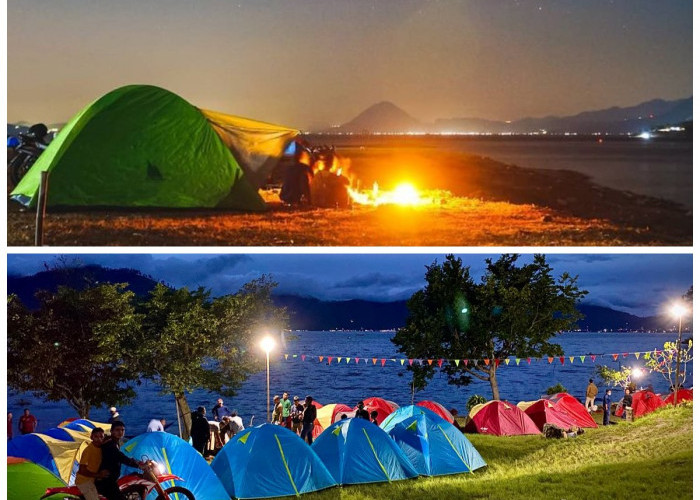 Obati Stress dengan Camping di Tepi Danau Purwakarta bisa Sambil  Mancing Juga 