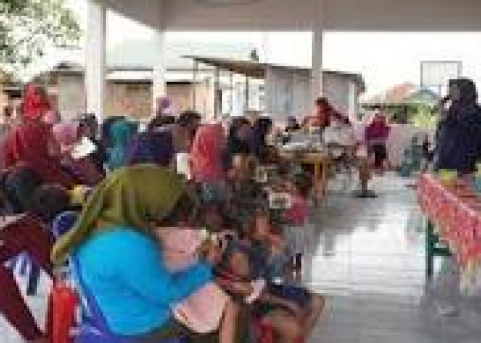 Cegah Stunting, PT Pusri Sambangi Kampung Aer Pulau Kemaro