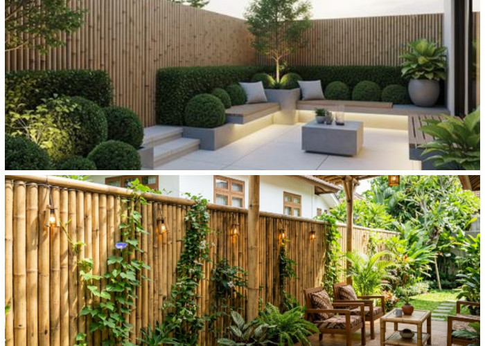 Inspirasi Teras Hijau Berpagar Bambu: 7 Desain Alami yang Bikin Rumah Lebih Nyaman