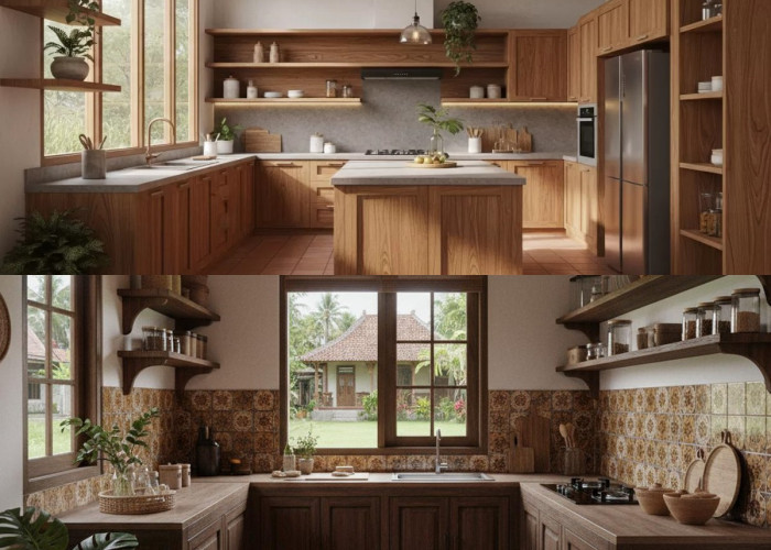 7 Inspirasi Dapur Minimalis dari Kayu yang Estetik: Ciptakan Suasana Masak yang Hangat, Tenang, dan Mewah