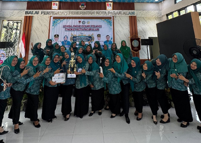 TP PKK Pagar Alam Utara Raih Juara III Jinggke Gelari Pelangi