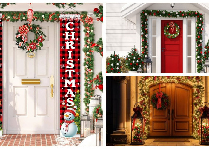 12 Ide Dekorasi Pintu Masuk Natal 2025: Simpel, Estetik, dan Bikin Tamu Terpukau