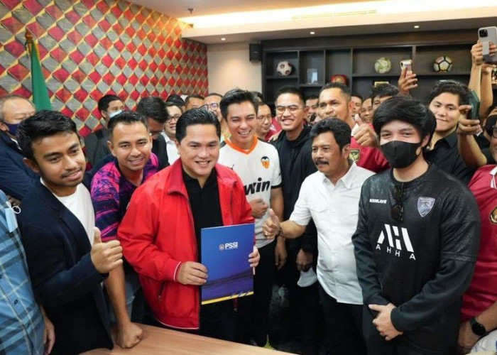 Resmi, Erick Thohir Maju Mencalonkan Diri Jadi Ketua Umum PSSI