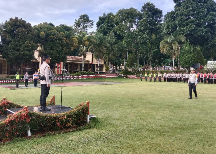 Wujudkan Lalu Lintas Aman Menjelang Nataru: Polres Pagaralam Gelar Apel Operasi Zebra Musi 2025