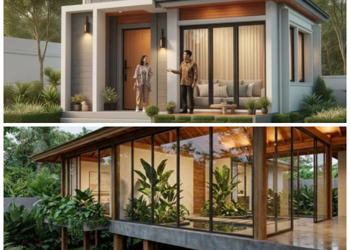 Hunian Adem di Iklim Panas, Intip Inspirasi Rumah Modern Tropis 1 Lantai 2026