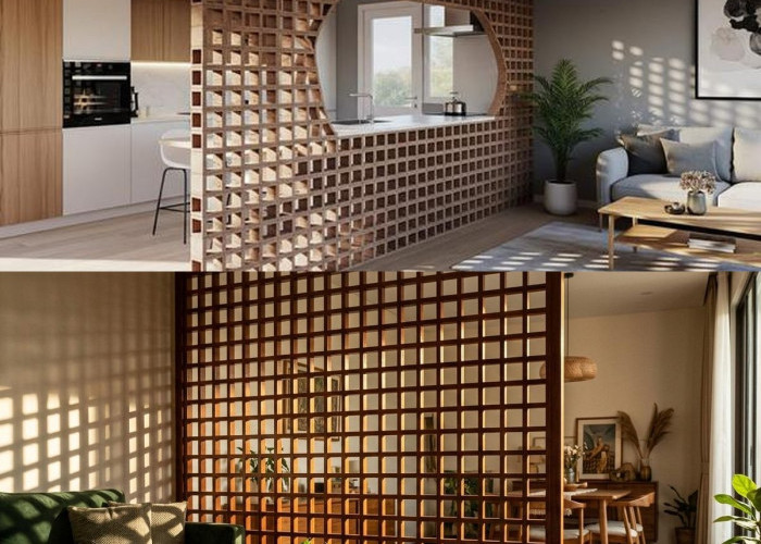 Desain Partisi Menarik untuk Ruang Kecil Tanpa Dinding, Menciptakan Kesannya Lebih Luas dan Nyaman