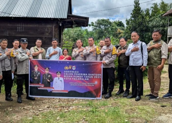 Rehab 10 Unit RTLH, Polres Pagar Alam Tinjau Lokasi Calon Penerima