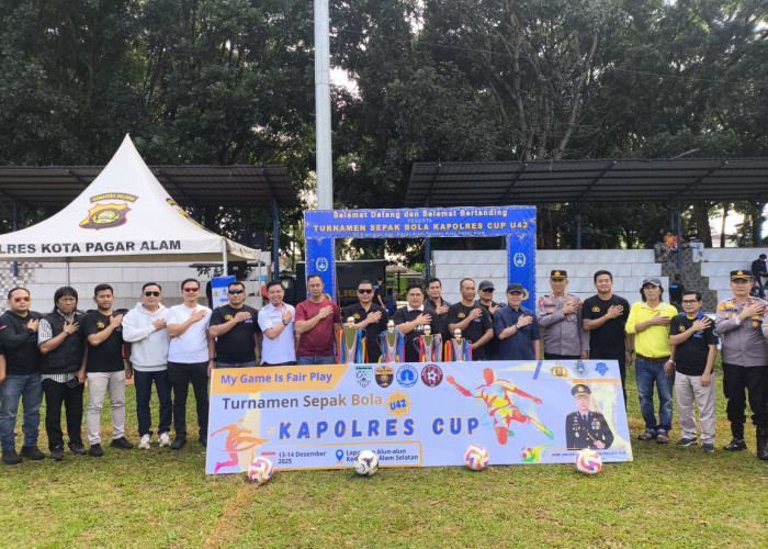 Gelar Kapolres Cup U-42 2025, AKBP Januar KS Persada : Jadikan Pagar Alam Kota Ramah Wisata dan Olah Raga