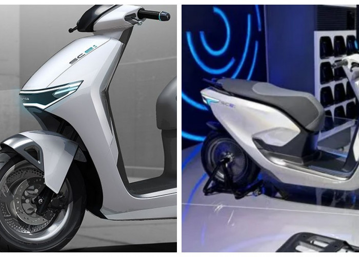 Honda SC e Concept: Skuter Listrik Bergaya Klasik Modern dengan Sistem Baterai Tukar