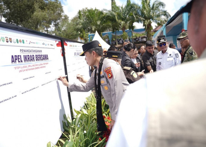 Polda Sumsel Kawal Tata Kelola Sumur Minyak Rakyat Yang Legal dan Berstandar
