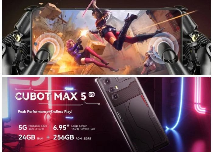 Spesifikasi Gahar! Cubot Max 5 Hadir Sebagai HP Gaming dengan Kecepatan Maksimal