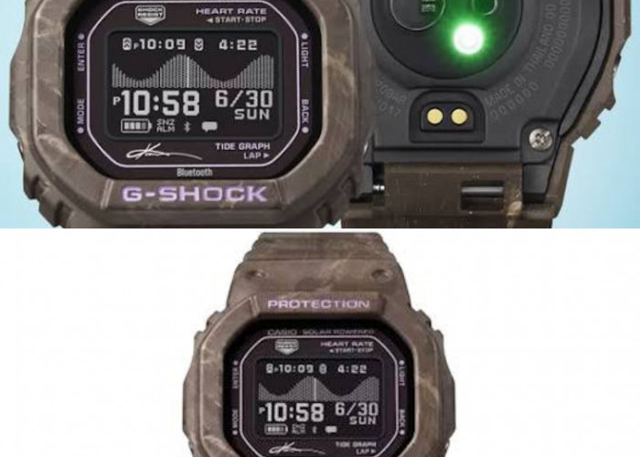 Casio GBX-H5600KI-5: G-Shock Tangguh Penuh Teknologi, Pantau Kebugaran dan Pasang Surut Laut Sekaligus!
