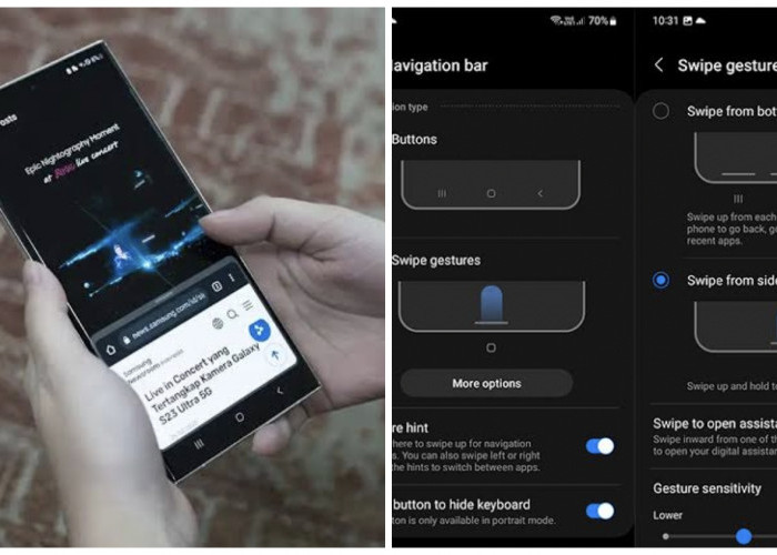 Navigation Gesture Samsung, Mudah Digunakan dan Bermanfaat untuk Pengalaman Lebih Lancar