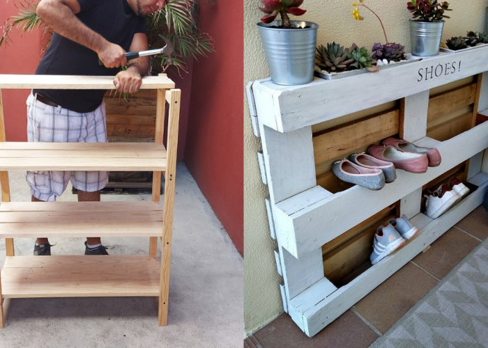 Rak Sepatu Kreatif untuk Rumah Sempit, Simpel dan Fungsional!