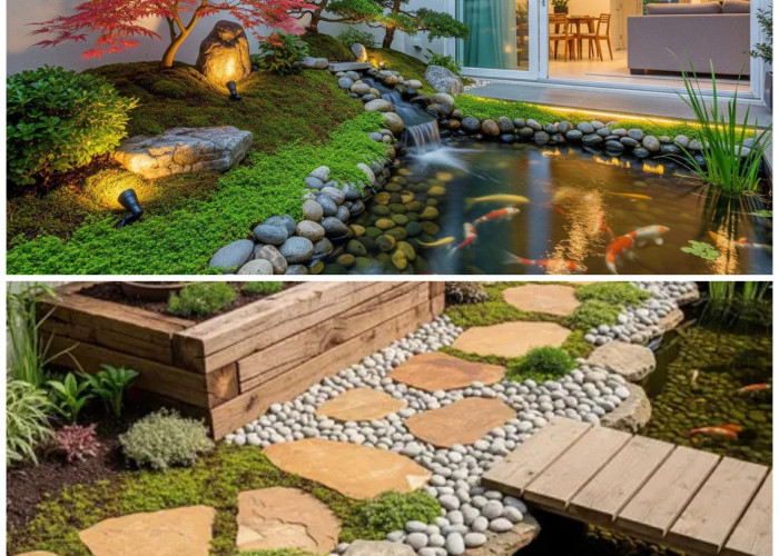 Rumah Auto Adem! Ini 5 Ide Taman Mungil Samping Kolam Ikan yang Bikin Suasana Hunian Sejuk Maksimal