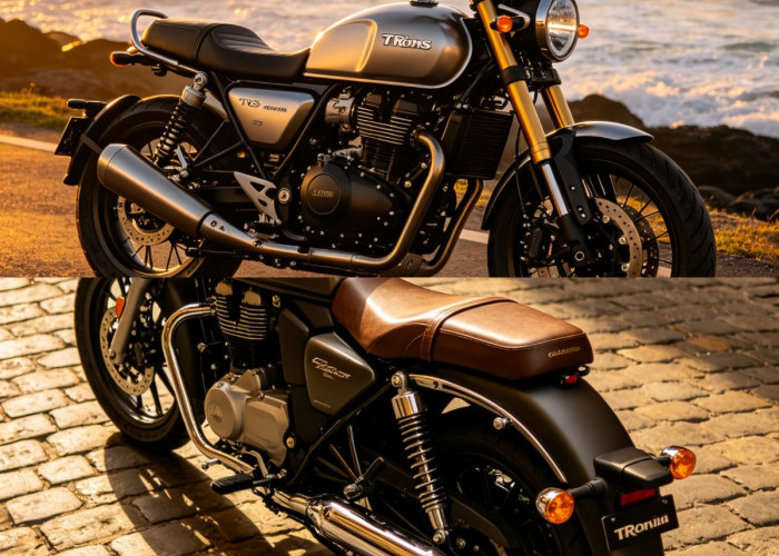 TVS Ronin: Motor Neo-Retro Bertenaga dan Ramah Kantong, Pilihan Ideal untuk Touring Ringan