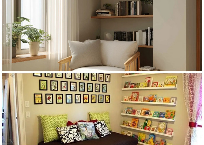 Inspirasi Sudut Baca Minimalis di Apartemen Kecil, Nyaman untuk Santai dan Fotoable
