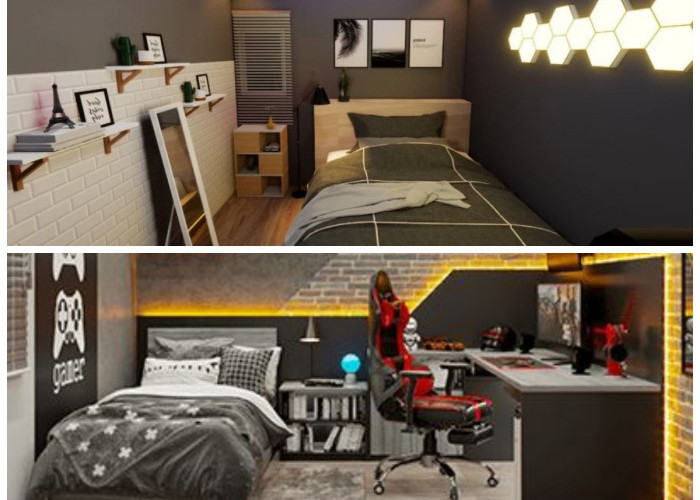 8 Inspirasi Desain Kamar Cowok Modern, Maskulin, dan Nyaman untuk Aktivitas Sehari-hari