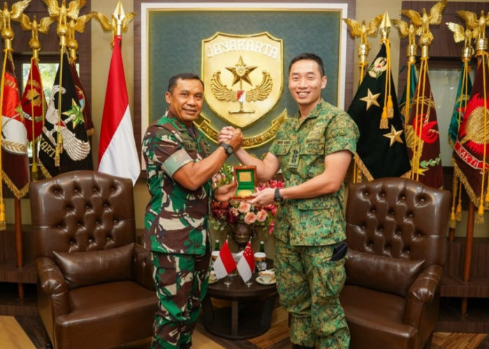 Pangdam Jaya Terima Kunjungan Atase Angkatan Darat Republik Singapura