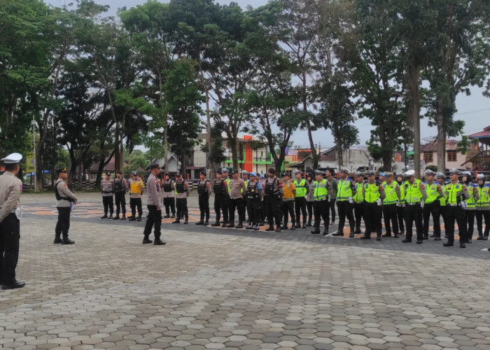 Polres Pagar Alam Siagakan 150 Personel PAM Kunker Gubernur Sumsel