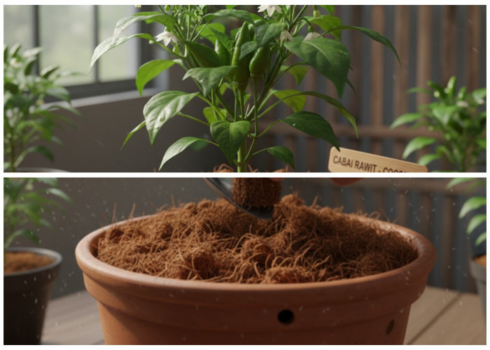 Tanpa Tanah Tetap Subur! 7 Tips Tanam Cabai Pakai Cocopeat agar Berbuah Lebat dan Cepat Panen