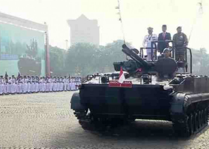 BMP-3F Korps Marinir Jadi Ranpur Kehormatan Di HUT TNI Ke-78