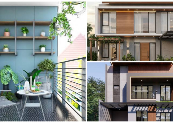 Tampilan Sejuk dan Estetik: 9 Desain Teras Balkon Biophilic Rumah Minimalis