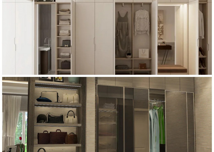 Tampil Rapi dan Estetis: Lemari Pakaian Minimalis Modern untuk Interior Rumah