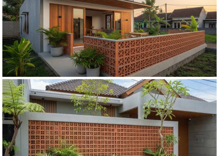 Teras Makin Estetik! 8 Inspirasi Roster Rumah Modern yang Bikin Terang Tanpa Kehilangan Privasi