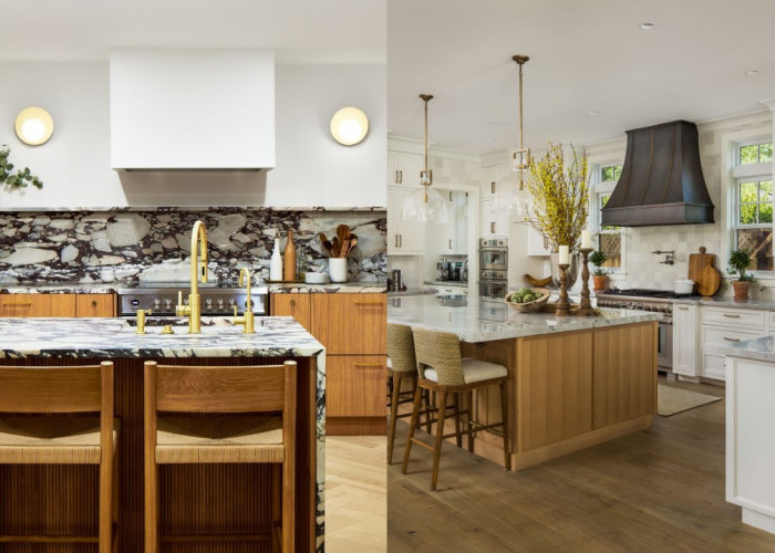 Meja Dapur Kayu Minimalis Natural, Cocok untuk Dapur Modern dan Minimalis!