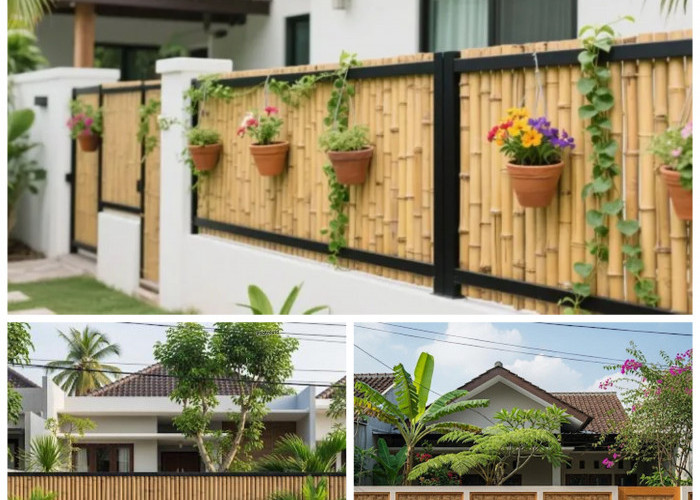 7 Inspirasi Pagar Bambu Minimalis yang Bikin Rumah Pedesaan Terlihat Estetik dan Natural!