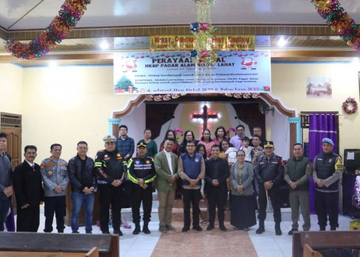 Ciptakan Keharmonis di Tengah Keberagaman, Pj Wako - Kapolres Monitoring Gereja