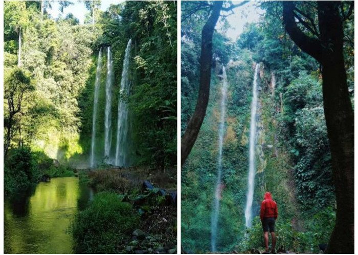 Menikmati Keindahan Curup Besemah, Air Terjun Pagar Alam yang Dikelilingi Bukit