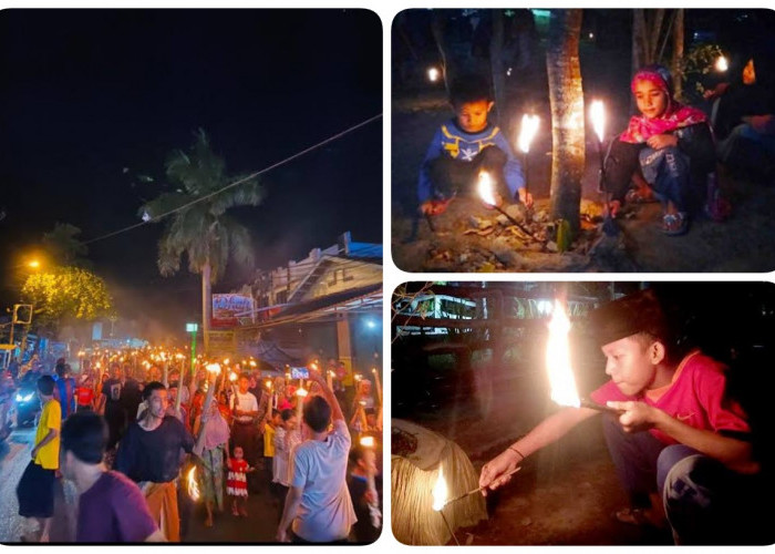 Sambut Malam Lailatul Qadar. Warga Lombok Lakukan Tradisi Malaman dan Pasang Dila Jojor Sebagai Penerang