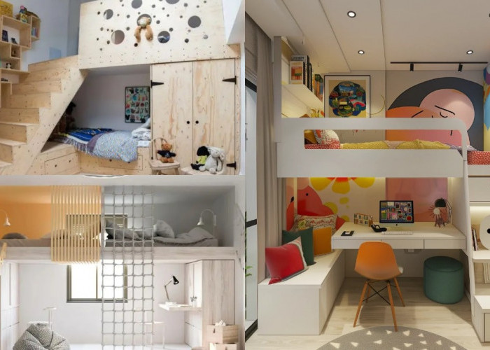 5 Ide Kamar Tidur Anak Konsep Mezzanine yang Hemat Ruang dan Super Keren