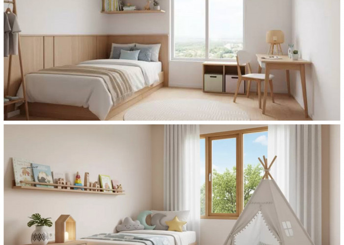 Kamar Tidur Anak Minimalis: Ruang Rapi, Nyaman, dan Siap Ikuti Tumbuh Kembang Si Kecil!