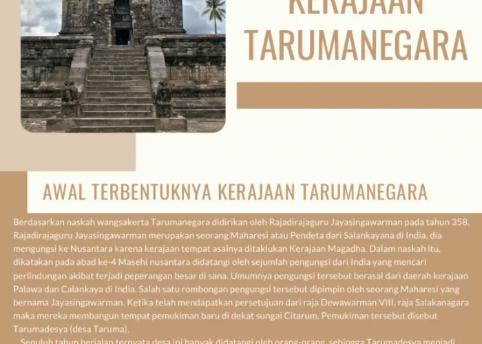 Apakah Anda Tahu Sejarah Kerajaan Tarumanegara? Simak Kisahnya!