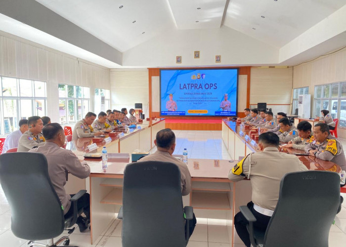 Latpra Ops Operasi Zebra Musi 2025: Polres Pagaralam Fokus Cegah Pelanggaran Lalu Lintas
