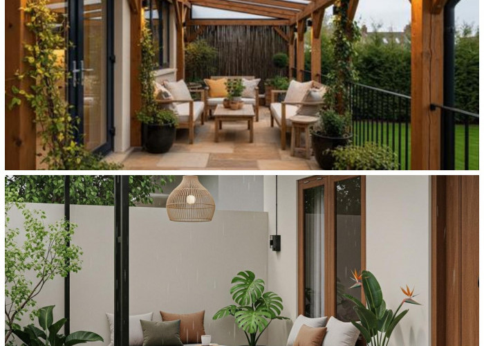 Teras Kecil Tetap Keren Saat Musim Hujan, Ini 9 Konsep Outdoor Modern