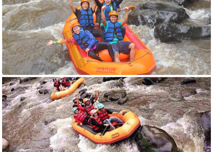 Wisata Menantang, Menikmati Sensasi Bermain Arung Jeram di Sungai Kaliwatu yang Cocok Untuk Healing 