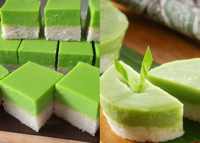  Begini! Cara Membuat Kue Talam Ketan Pandan yang Lembutnya Pas Dilidah