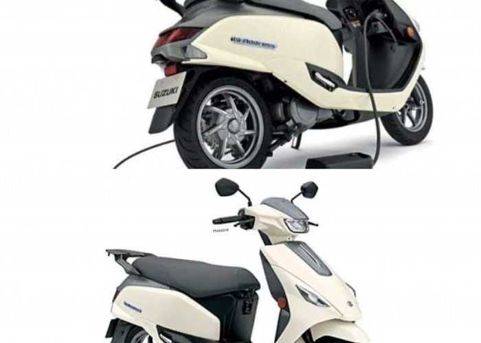 Skuter Listrik Stylish Harga Terjangkau, Ini Keunggulan Suzuki e-Access dengan Jarak Tempuh 95 Km
