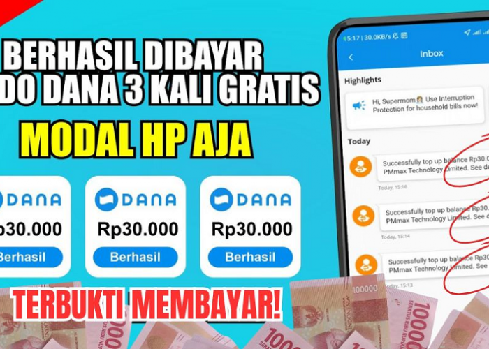 Saldo DANA Rp30 Ribu Berulang Kali, Benarkah Bisa Hanya dengan Nonton Video?