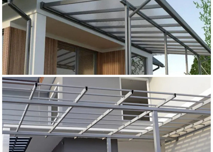 4 Material Tiang Kanopi Pilihan yang Kokoh, Awet, dan Menunjang Tampilan Rumah