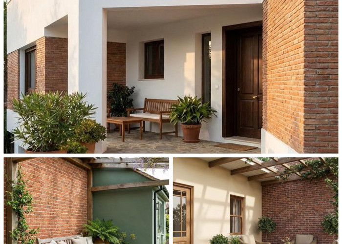 8 Warna Cat Teras yang Bikin Batu Bata Ekspos Makin Estetik dan Modern!