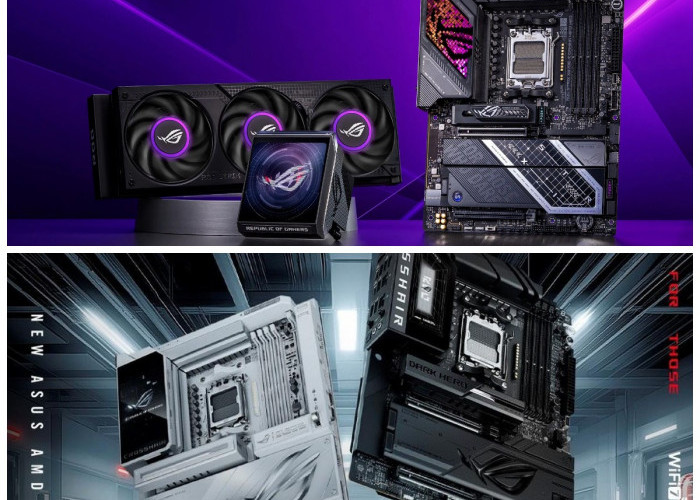 Performa Tanpa Batas! Asus Resmi Hadirkan Motherboard AMD 800 Series dan AIO Cooler ROG Strix LC IV