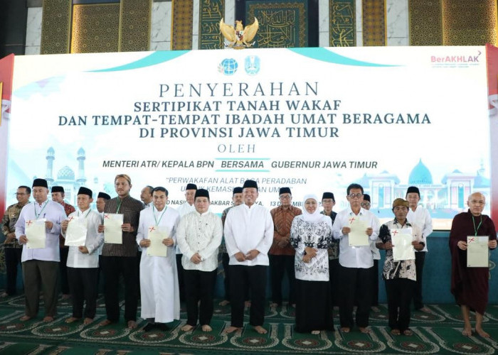 Percepat Sertipikasi Wakaf, Menteri ATR/BPN Gandeng Kampus dan Pemda di Jawa Timur