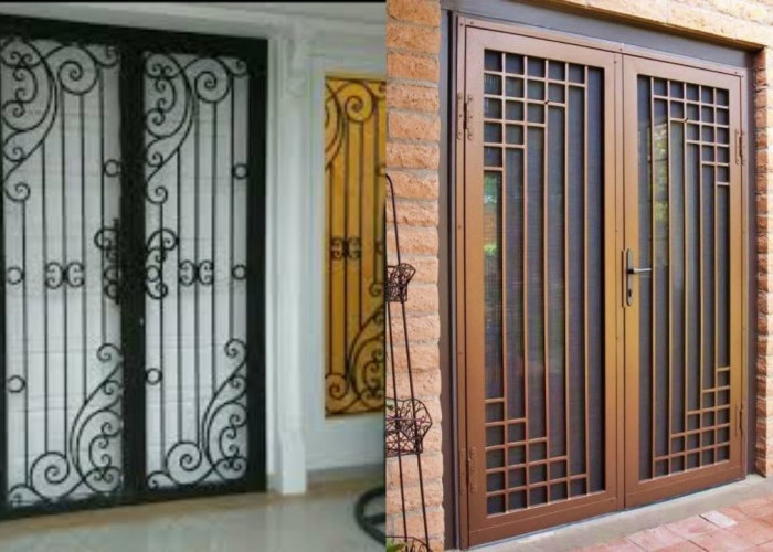 Pintu Teralis Besi Minimalis hingga Klasik, Inspirasi untuk Rumah Modern!