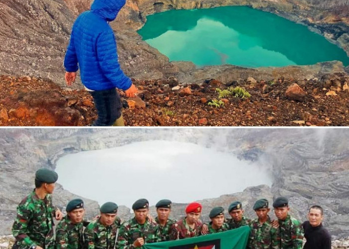 Sekejap Palingan Muka, Air Kawah Gunung Dempo Sumsel Berubah Warna, Penyebabnya Ini