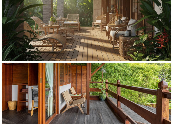 Teras Rumah Makin Estetik! 5 Ide Dekorasi Nuansa Kayu yang Memberi Kesan Hangat dan Mewah
